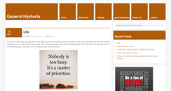 Desktop Screenshot of generalhysteria.com